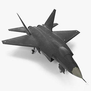3D Multirole Jet Fighter Exterior Only model