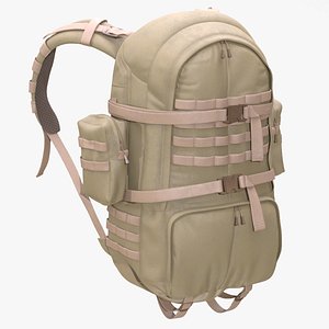 Military Backpack 98 - All MH Bodies  UE5 Skeletons - Rigged 3D model