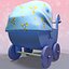 Toy baby carriage 07 by 3DRivers