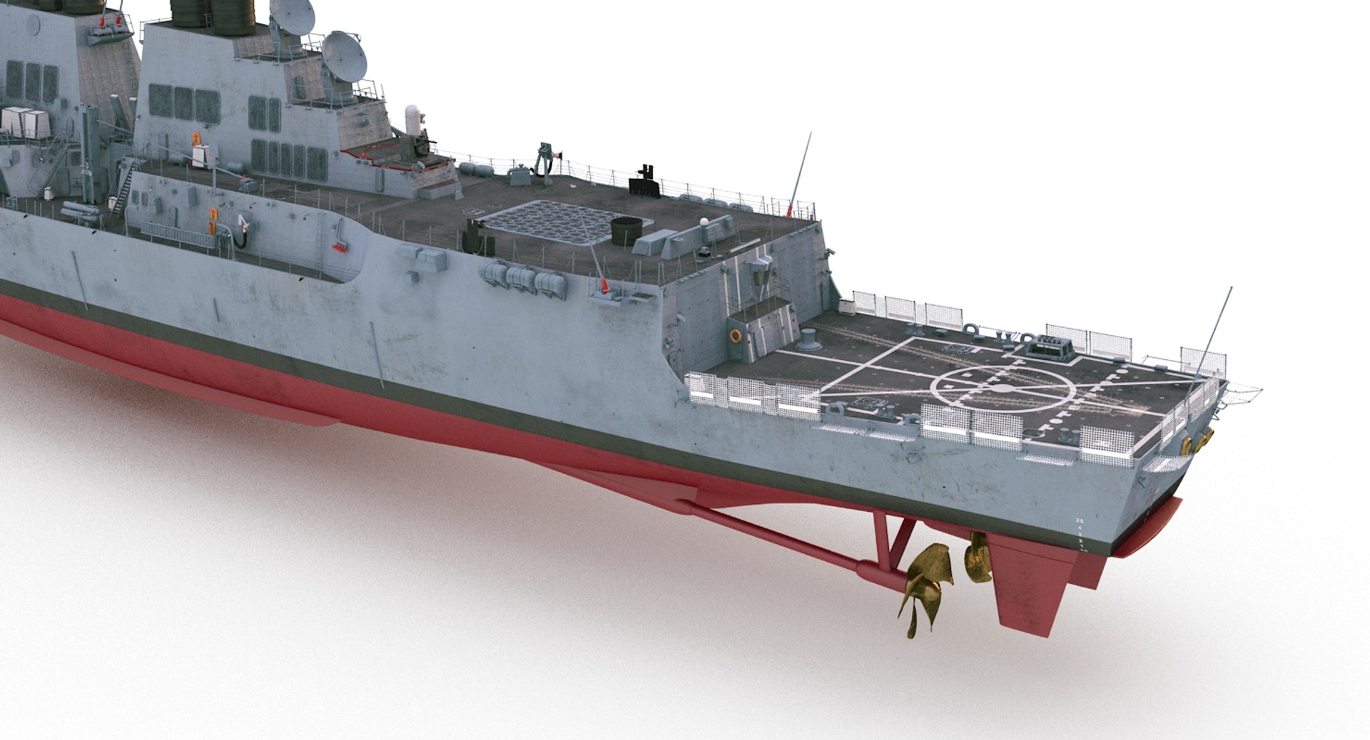 Uss bulkeley ddg 3D model - TurboSquid 1350009