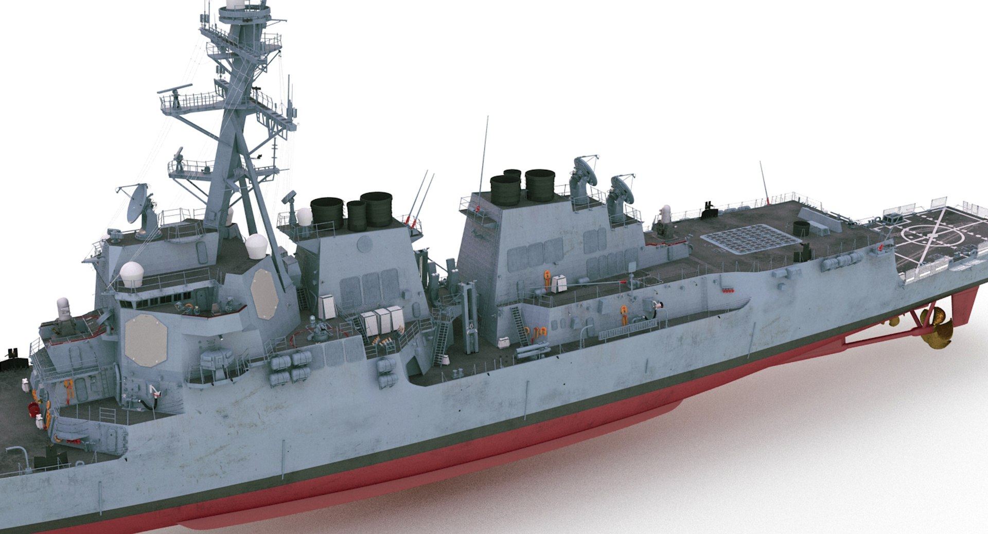 Uss Bulkeley Ddg 3D Model - TurboSquid 1350009