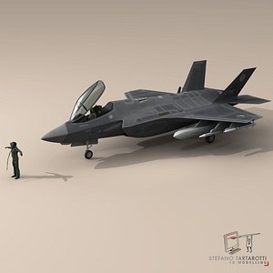 pilot - air force 3d model