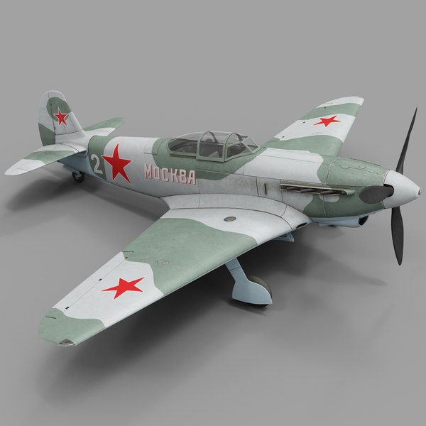 ヤコブレフヤク-9ソビエト第二次世界大戦ファイター23Dモデル - TurboSquid 815324
