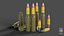 Heavy Caliber Catridge Collection 3D