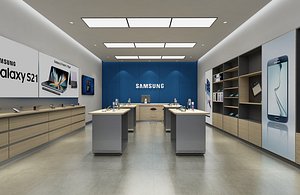 Mobile Phone Store 01 3D model