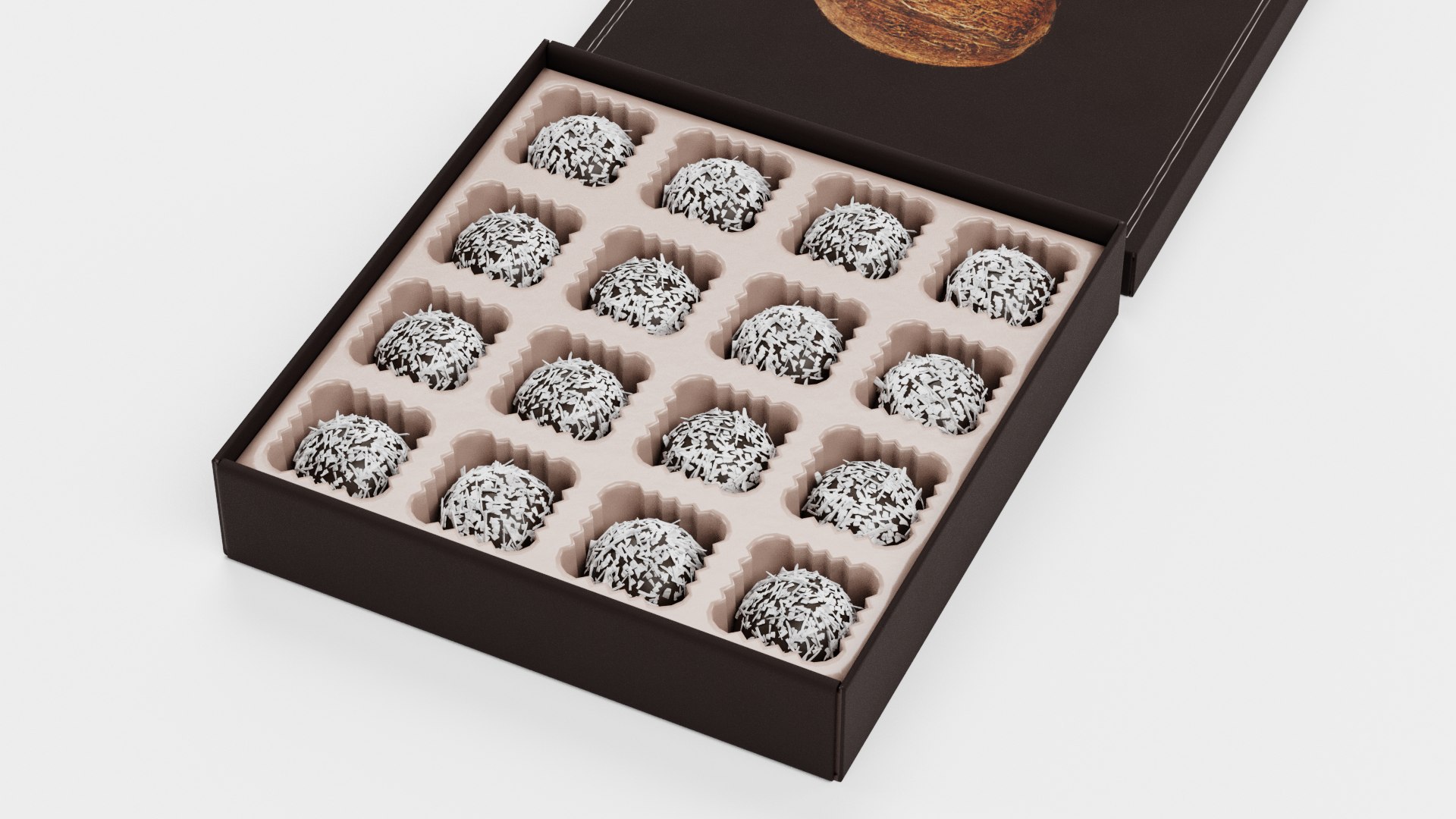 Chocolate Box Candies Model - TurboSquid 1519367
