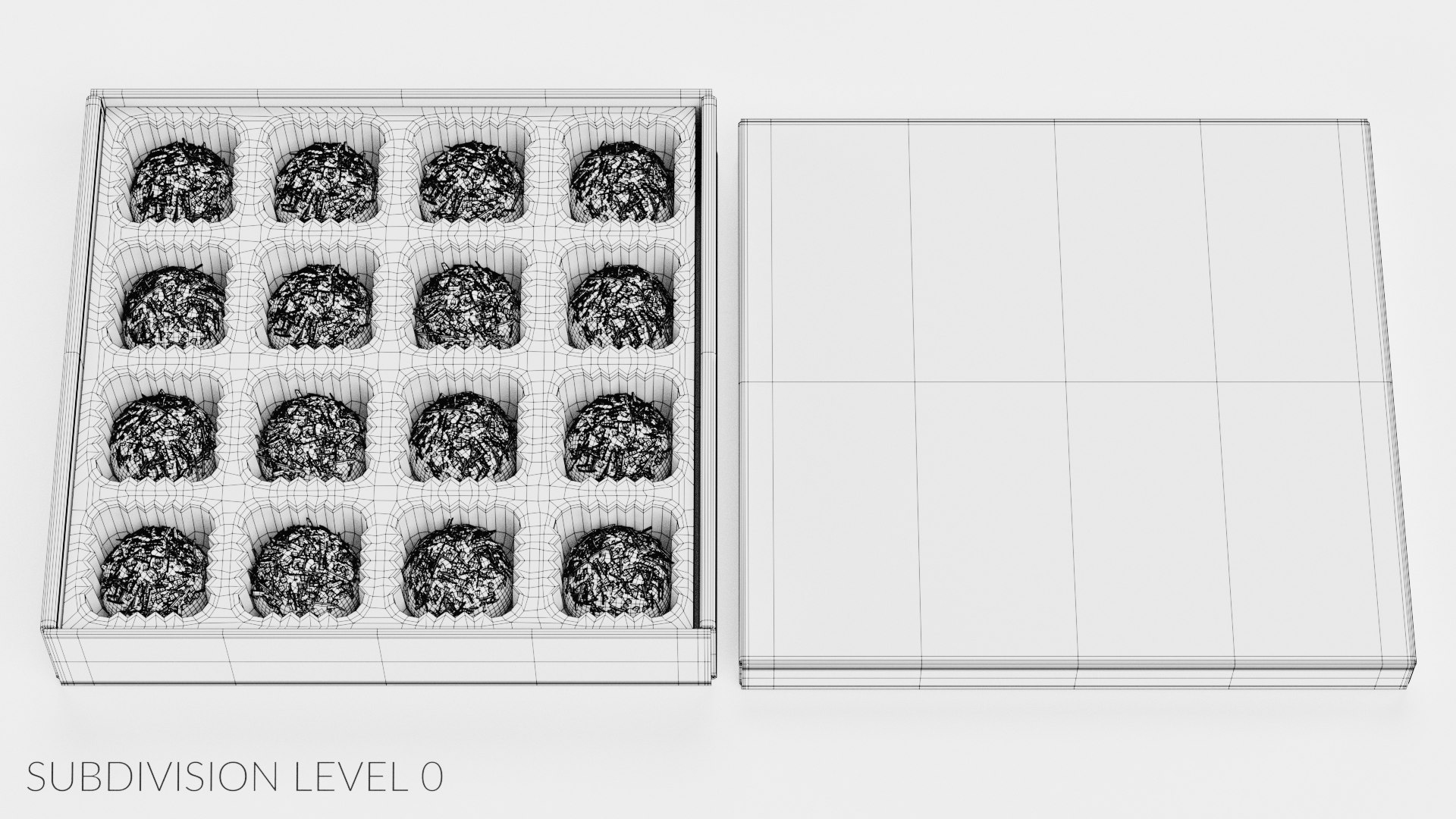 Chocolate Box Candies Model - TurboSquid 1519367
