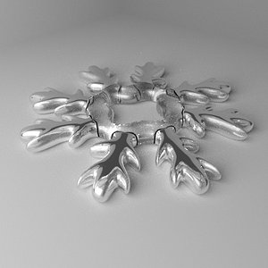 snowflake 9 3D model