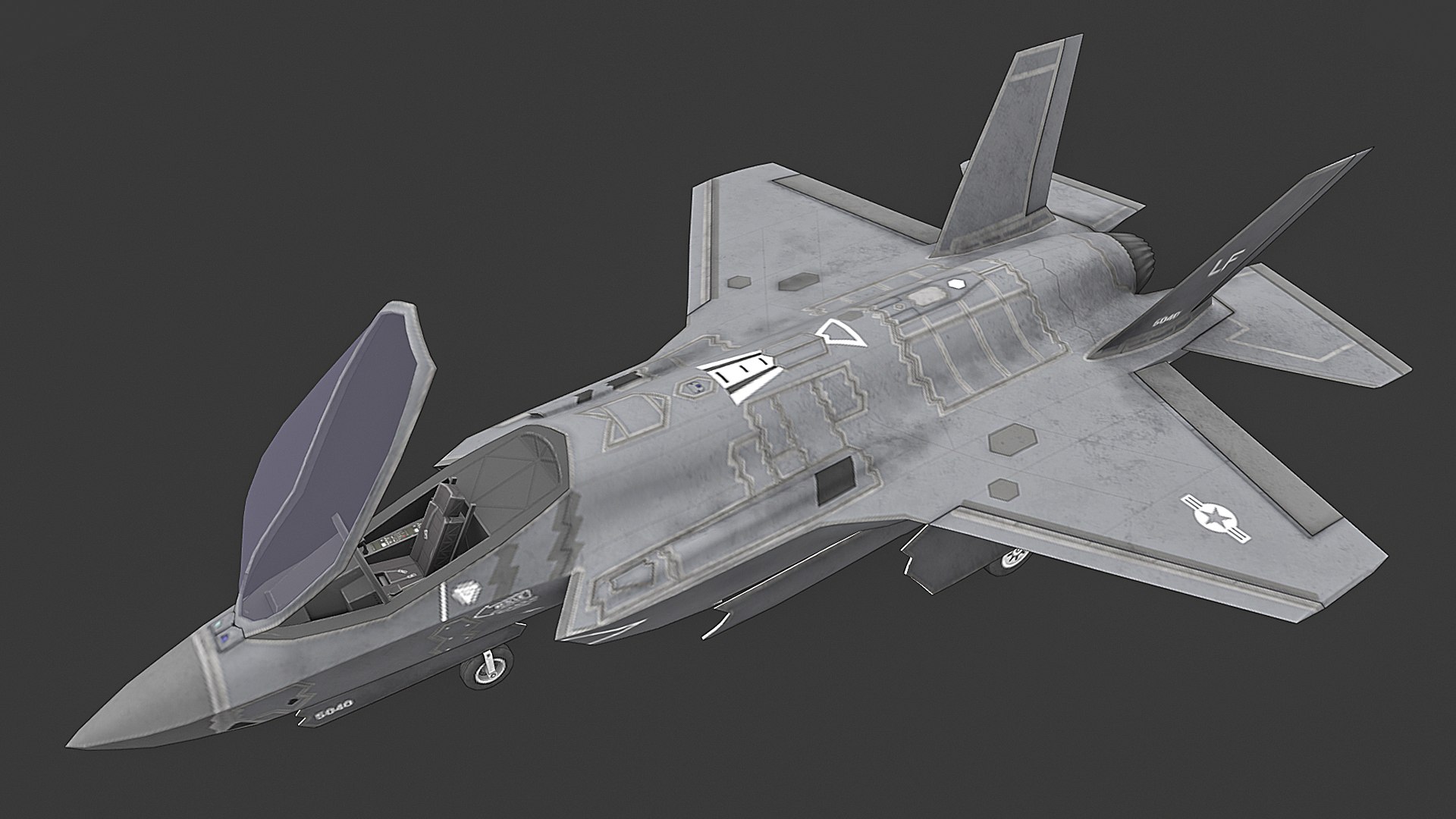 f35a 3D https://p.turbosquid.com/ts-thumb/jy/VfEdSM/CcGKCgW8/f35_01/jpg/1597750098/1920x1080/fit_q87/db94fd399ff0f6bfb57660702e19054b345260cc/f35_01.jpg