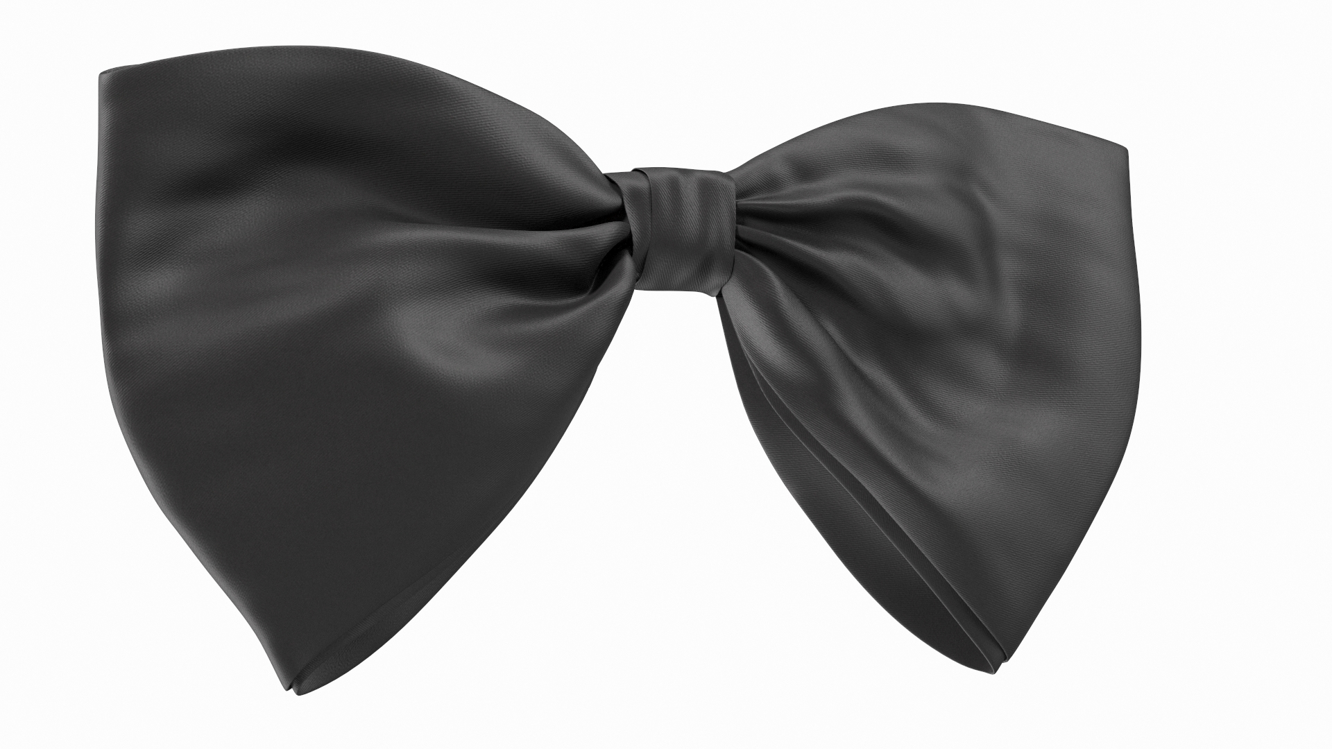 textured black bow tie
