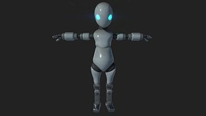 character robot 3D model