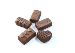 3D chocolate candies