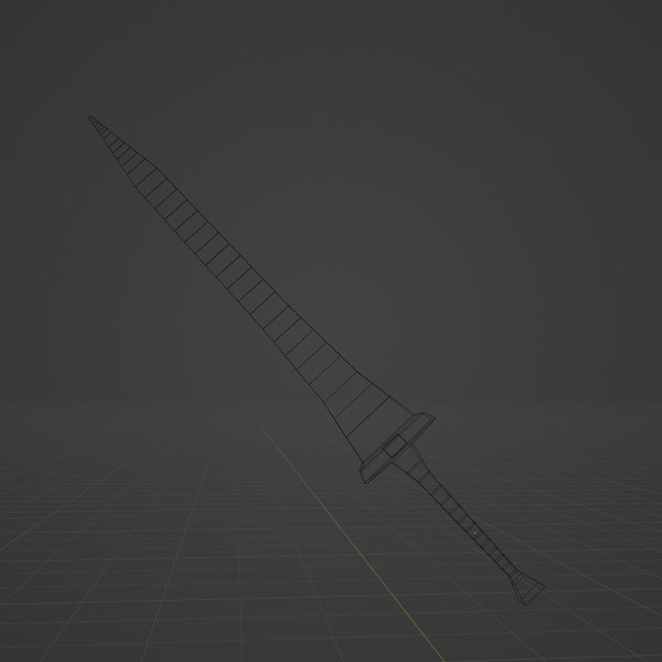 3D Low Poly Large Sword model - TurboSquid 1961911