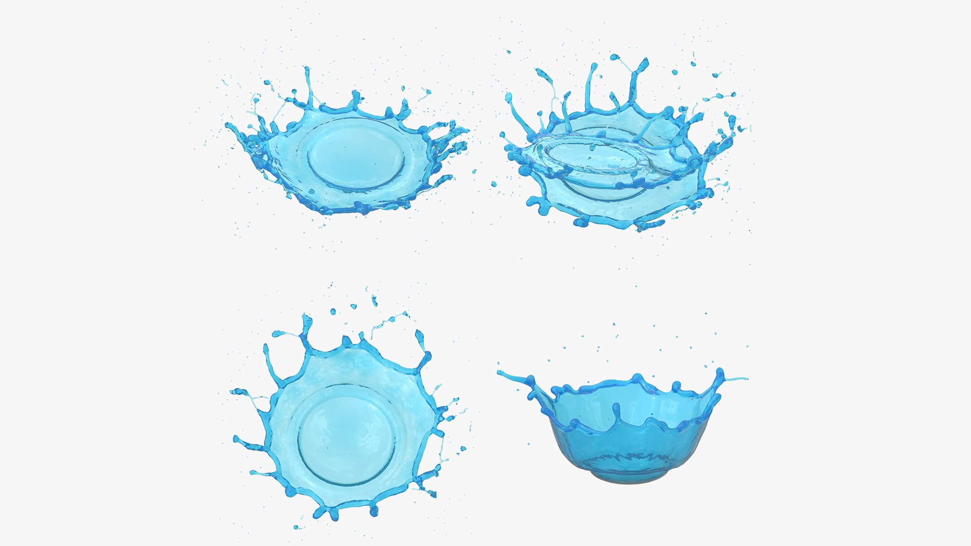 Splash Collection Pack 07 3D - TurboSquid 2369278