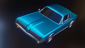 LowPoly Muscle Cougar xr1969