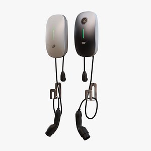 Silk Round Home Wallbox 3D