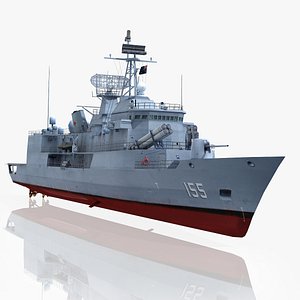 3d model anzac class frigate hmas