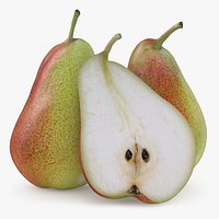 Forelle Pear Whole Half 2