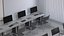 Computer Laboratory Classroom 3D model