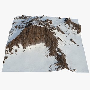 mountain snow 2 3D model