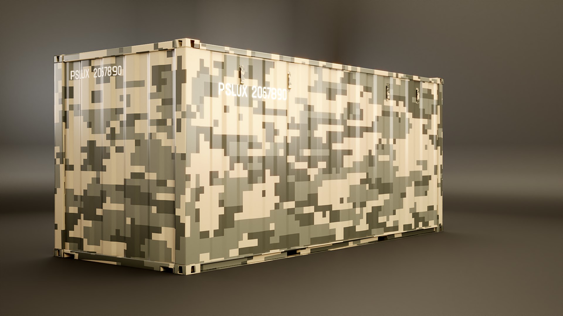 Military Intermodal Shipping Container 20-foot-long 3D model https://p.turbosquid.com/ts-thumb/jy/u658dP/2E/sc20camo0003/png/1738497571/1920x1080/fit_q87/3fdfdf4de23ccfeb09f58830072a1a96958ffcd6/sc20camo0003.jpg