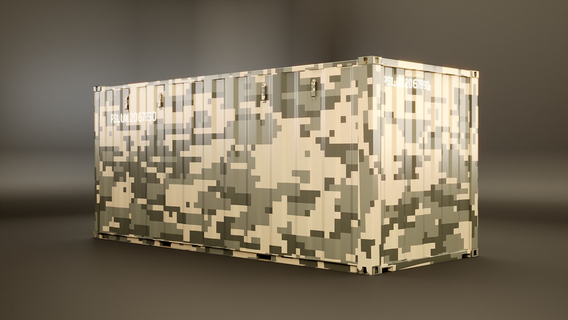 Military Intermodal Shipping Container 20-foot-long 3D model https://p.turbosquid.com/ts-thumb/jy/u658dP/Zm/sc20camo0002/png/1738497563/1920x1080/fit_q87/1ac0d9d676d59430cf1d02a08e8c6d3c2814075f/sc20camo0002.jpg