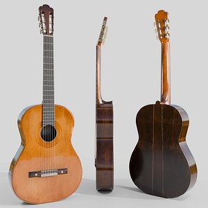 Classical Guitar - Game Ready 3D