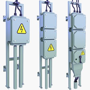 Electrical Switchgears v14 3D model