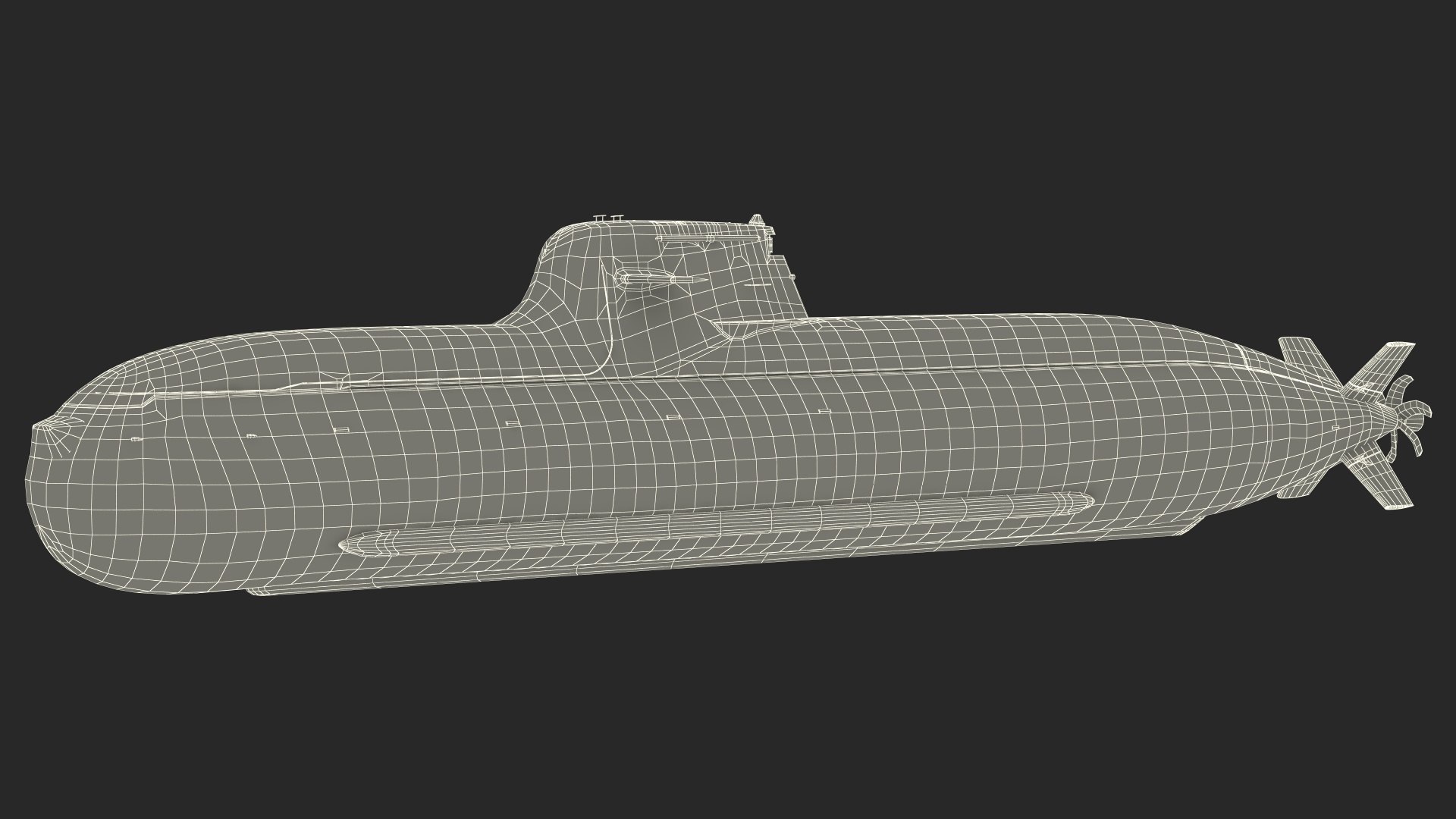 3D Model Submarine HDW Class 212A Dry Rigged - TurboSquid 2073172