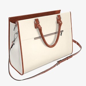 handbag briefcase woman 3D model