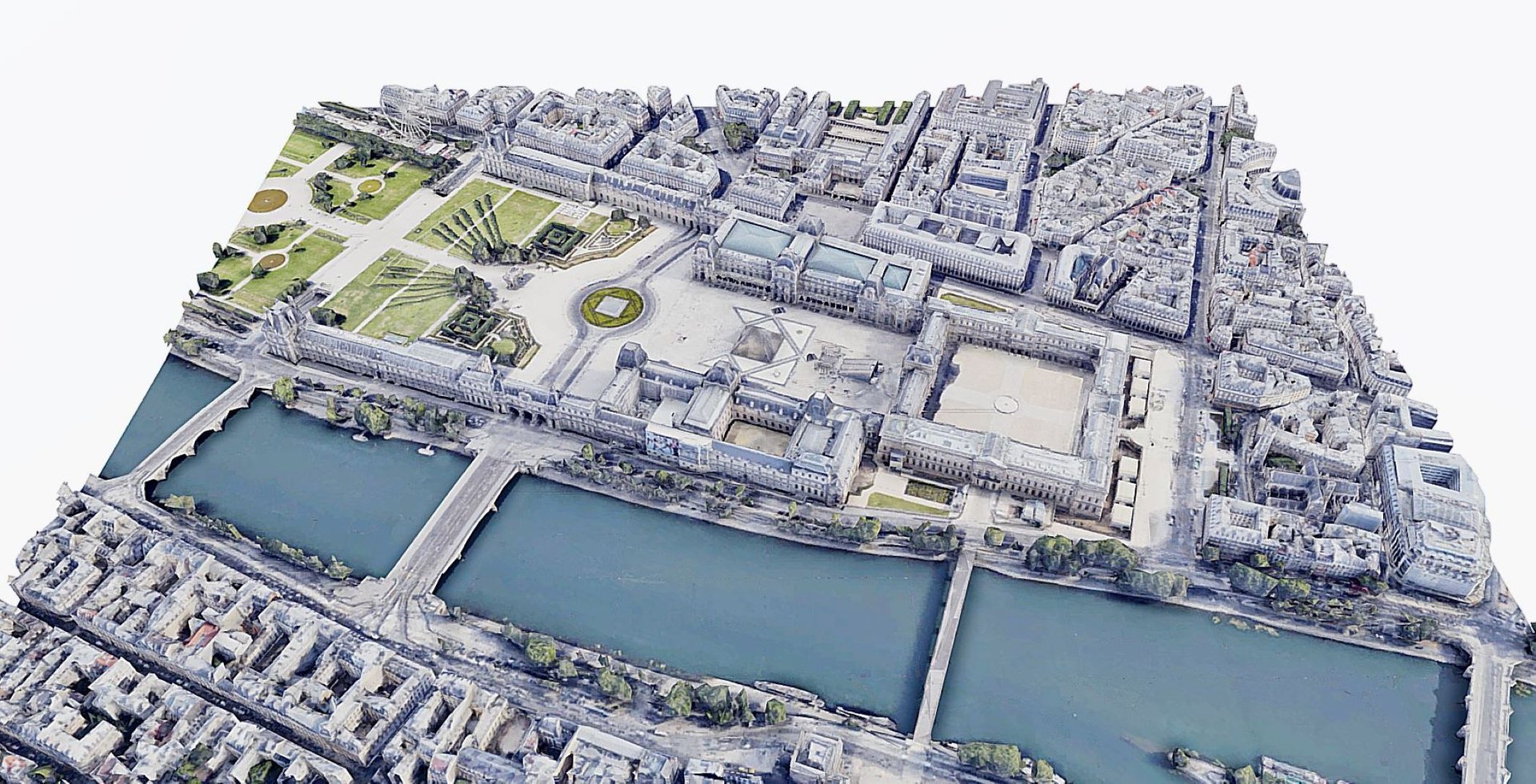 The Louvre - Museum Model - TurboSquid 1778724