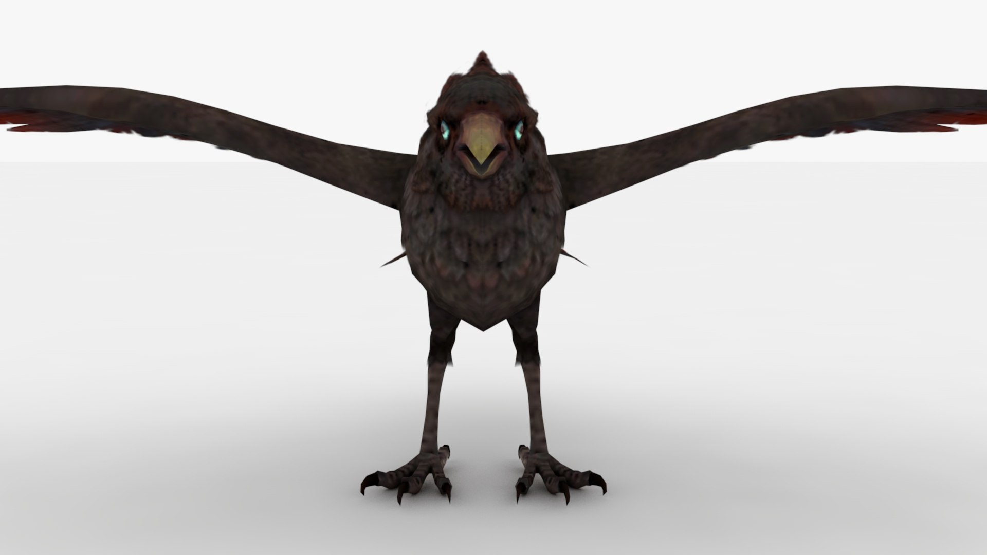 3D Model 2in1 Carrion Crow Rigged And Animated - TurboSquid 2348409