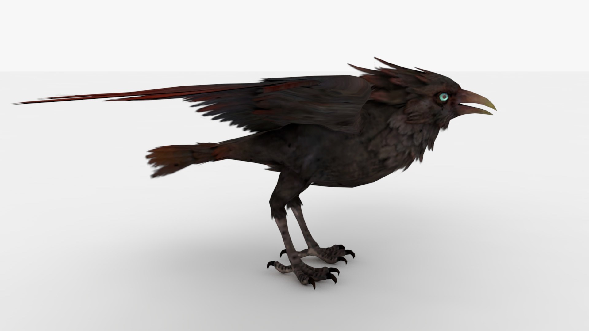 3D Model 2in1 Carrion Crow Rigged And Animated - TurboSquid 2348409