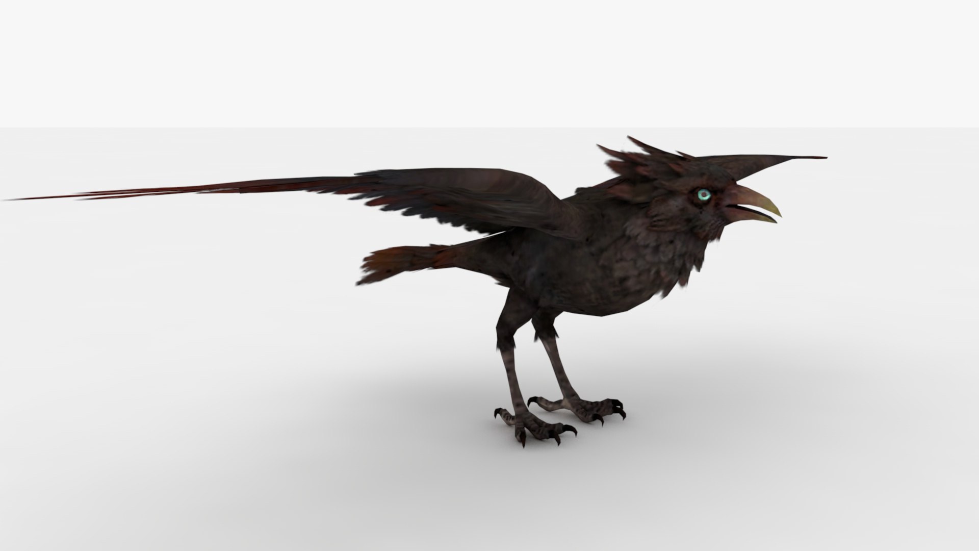 3D Model 2in1 Carrion Crow Rigged And Animated - TurboSquid 2348409