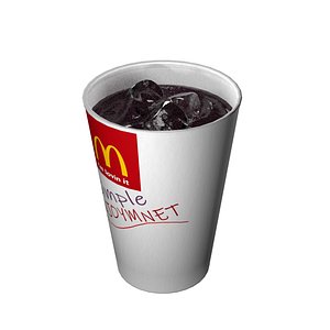 McDonalds Cola 3D model
