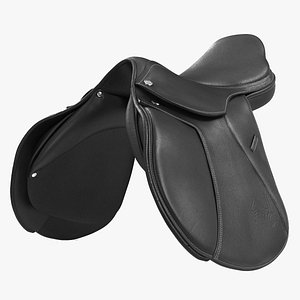 saddle modeled realistic 3d model