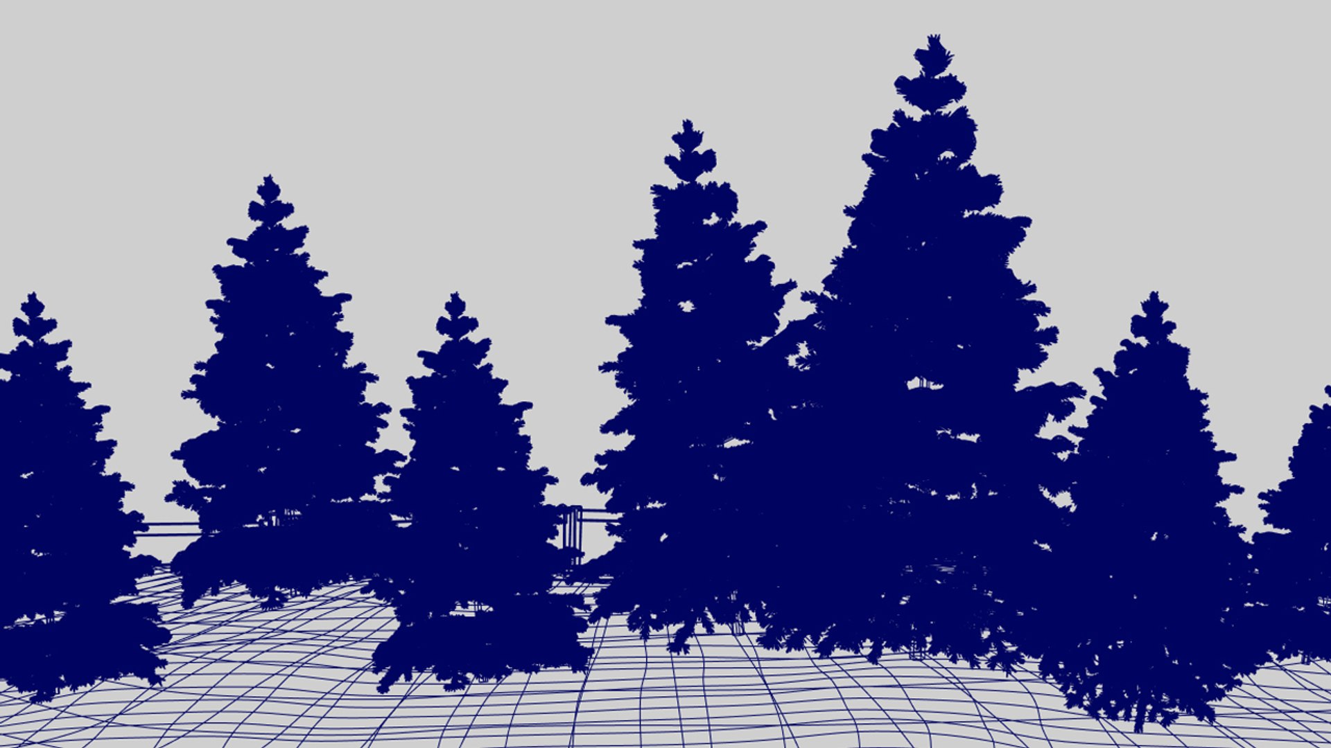 Pine Tree Forest - Obj
