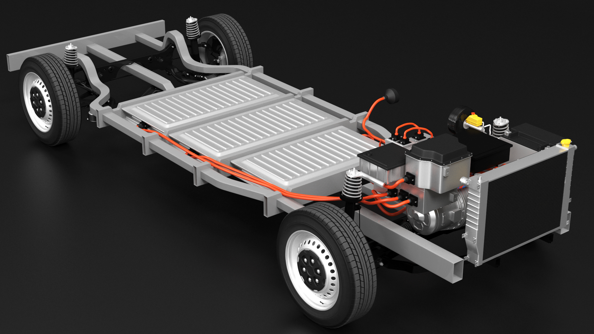 Electric Truck and Van Chassis Collection 3D model - TurboSquid 1719246