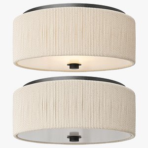 Lulu and Georgia Addis flush mount 3D model