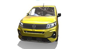 3D Opel Combo e Van 2024 model