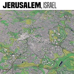 city jerusalem 3D model
