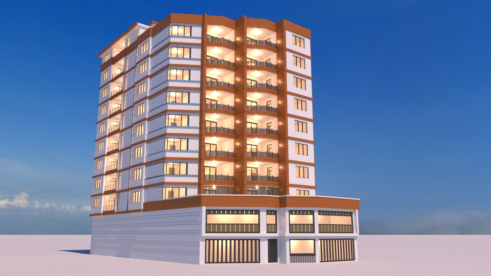 modelo 3d Building Plan 401 - TurboSquid 2033062