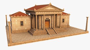 3D Classic Temple House