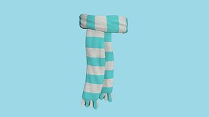character scarf - costume 3D