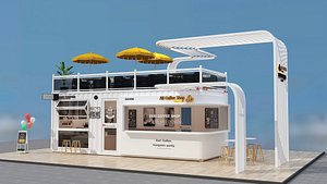 Coffee Shop 3D model
