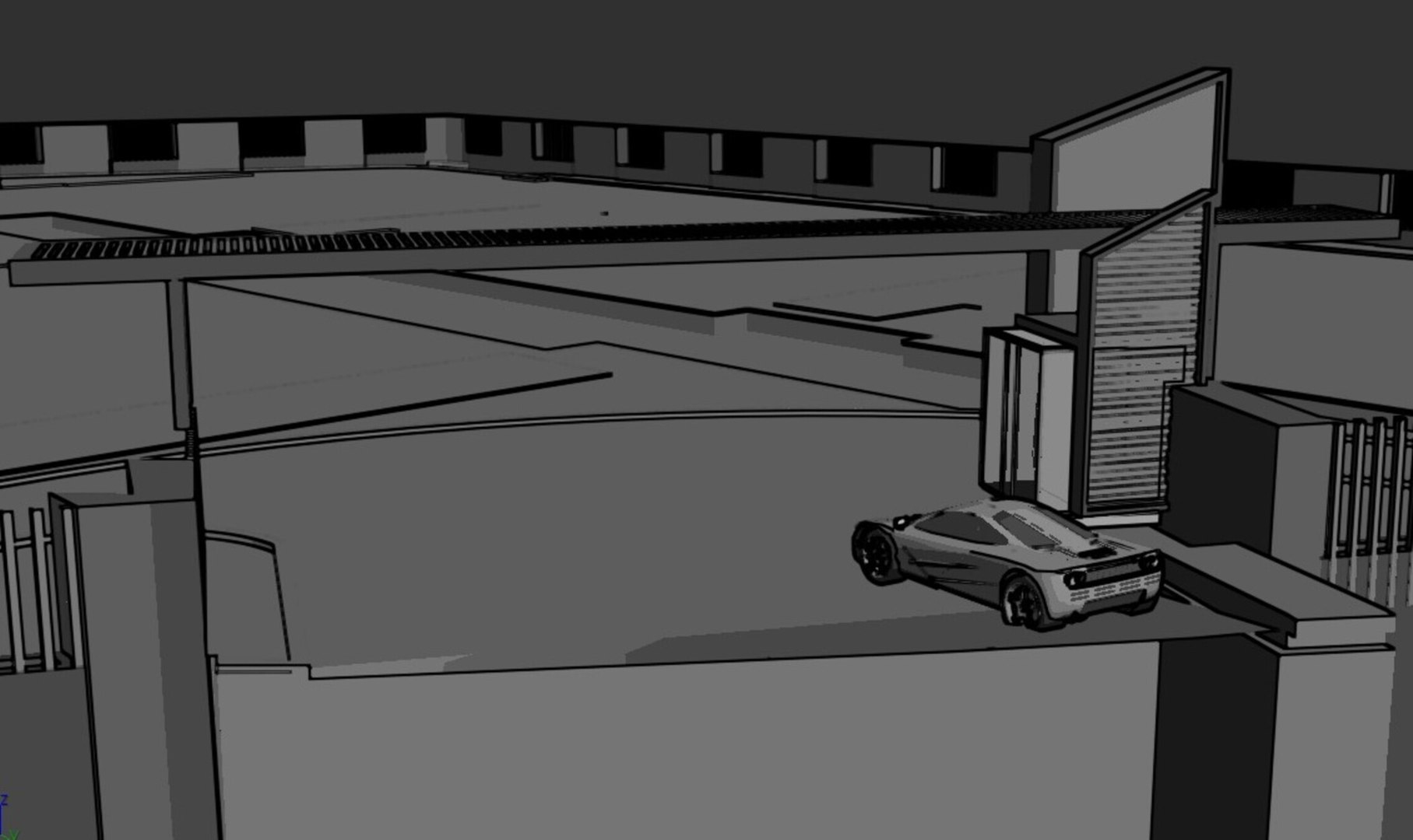 Modern Entrance or Gate and Fence Low-poly 3D model https://p.turbosquid.com/ts-thumb/jz/Ziyfpg/EM/screenshot_7/jpg/1665754085/1920x1080/fit_q87/57b177c32f1613fcc11d24d1dadd8c741b328947/screenshot_7.jpg
