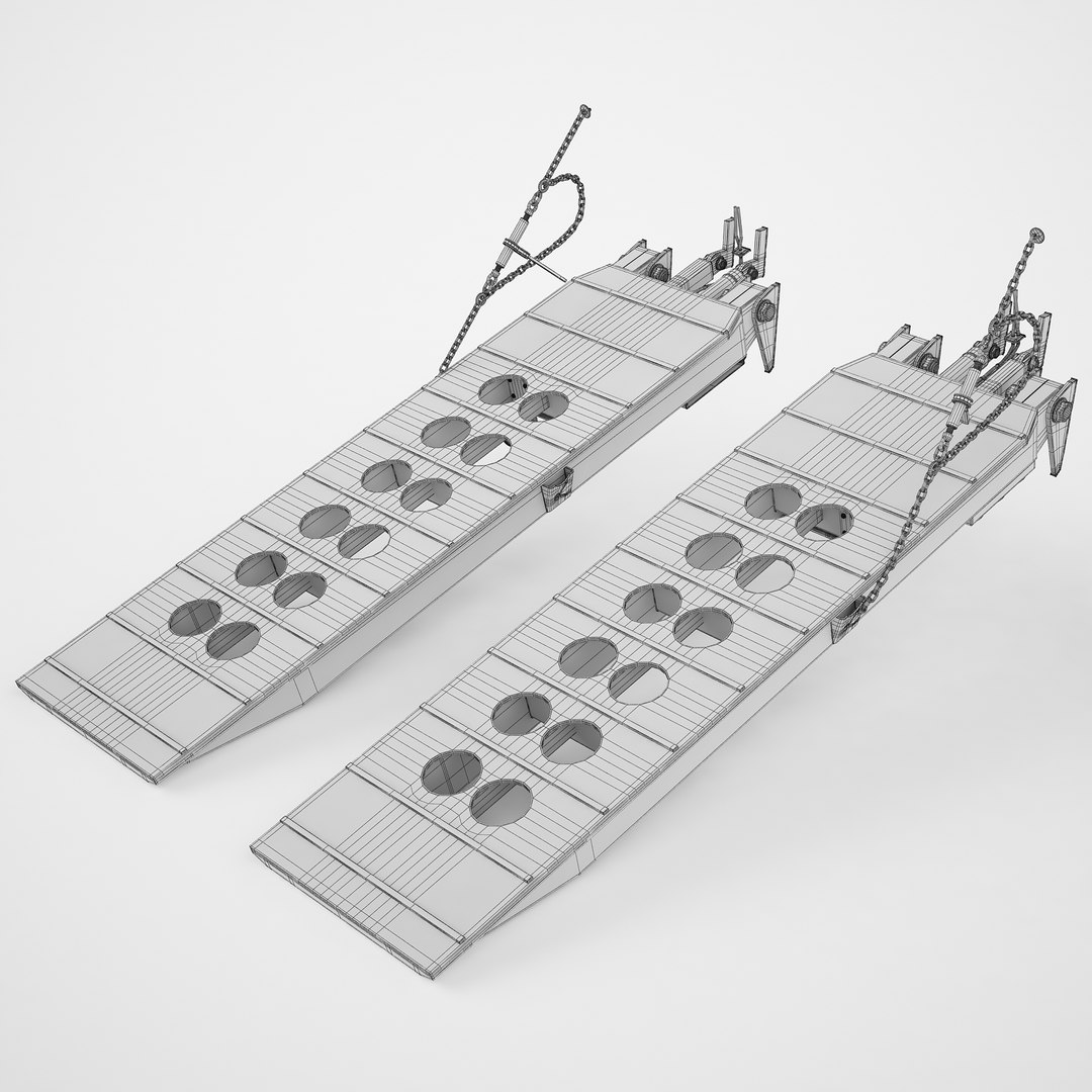 Drake Trailer Ramp 02 3D Model - TurboSquid 1818606
