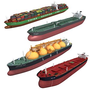 Cargo ships collection 3