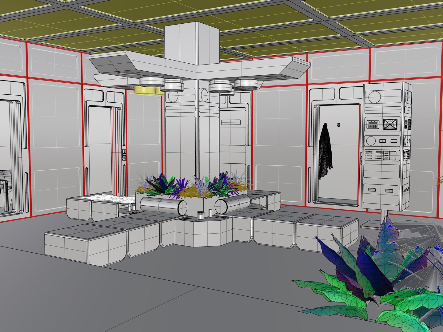 Solarium Area 3D - TurboSquid 2006729
