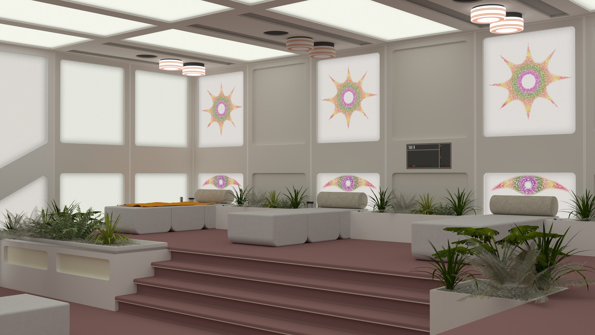 Solarium Area 3D - TurboSquid 2006729